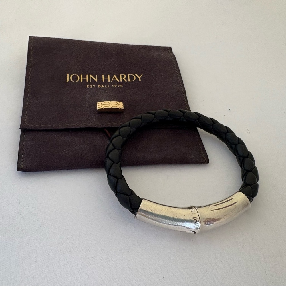 John Hardy Bamboo Collection Leather Bracelet